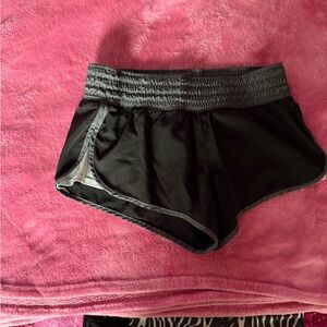 SO Women's Black and Gray Athletic Shorts